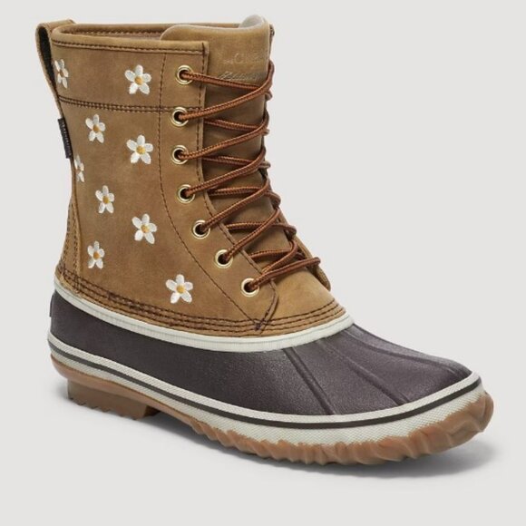 Women's The Great. + Eddie Bauer The Embroidered Daisy Hunt Pac Boot - Picture 4 of 11